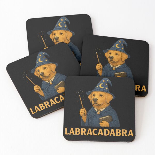 Item preview, Labracadabra – Magical Labrador Wizard Design designed and sold by CritterSquad.