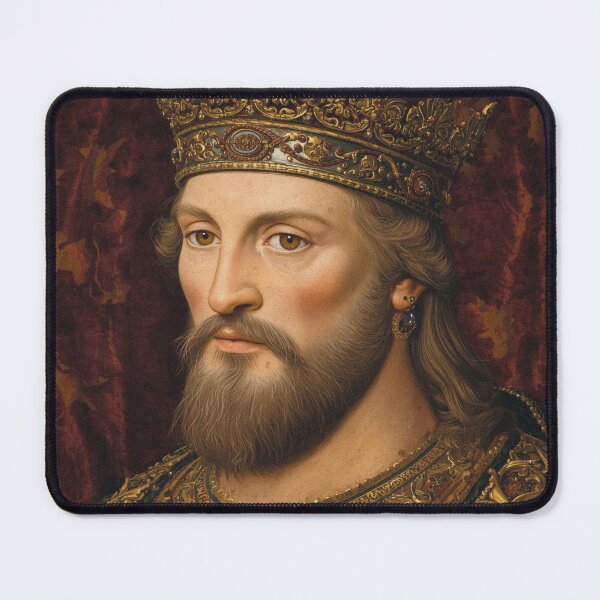 Item preview, Medieval portrait old King Cnut of England designed and sold by Vintage Designs +.