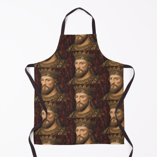 Item preview, Medieval portrait old King Cnut of England designed and sold by Vintage Designs +.