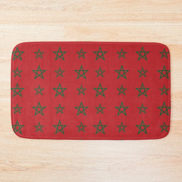 Item preview, Morocco flag pattern designed and sold by Wolagno.