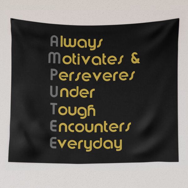 Item preview, Encouraging Inspirational Amputee Design designed and sold by PhillipClothe.