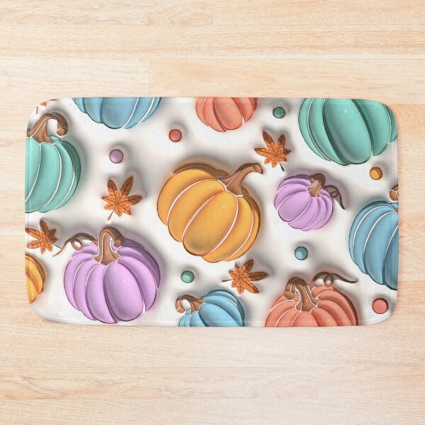 Item preview, Fall Pumpkins 3D Effect Graphic Design designed and sold by caseluv.