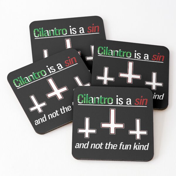 Item preview, Cilantro Is A Sin -- The Evil Plant That Decimates -- ANTICHRIST 666 designed and sold by OgleMyJazz.