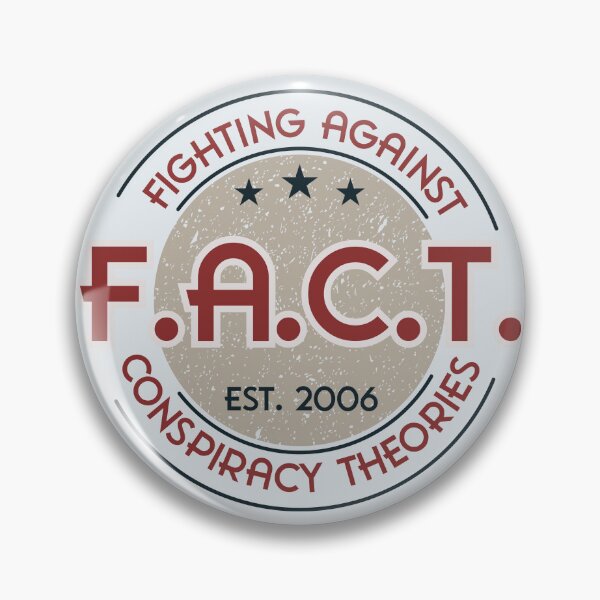 Item preview, F.A.C.T. – Fighting Against Conspiracy Theories designed and sold by Milena R..
