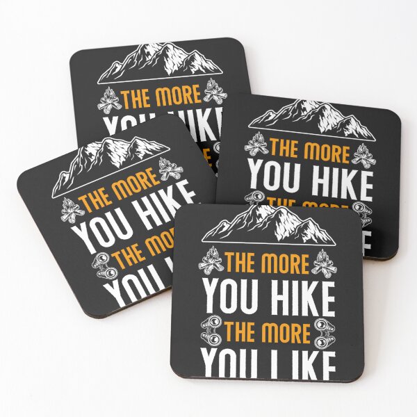 Item preview, Cool Hiking saying The More You Hike The More You Like, Hiking Lover    designed and sold by sanaaquinti.