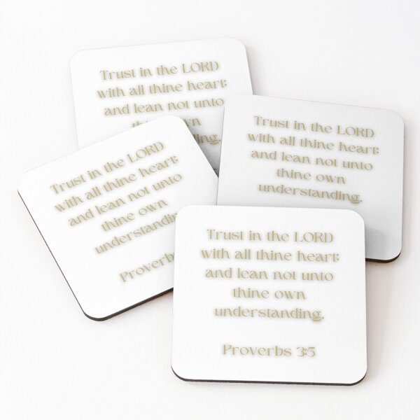 Item preview, Proverbs 3:5 Bible Verse – Trust in the Lord with All Your Heart Scripture Art designed and sold by BibleLines.