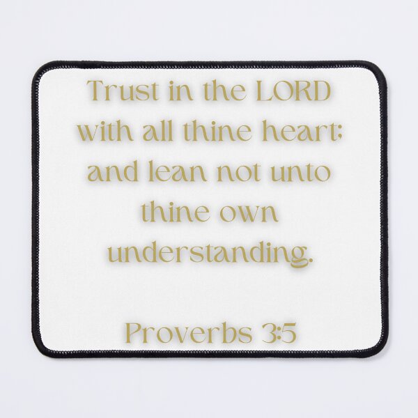 Item preview, Proverbs 3:5 Bible Verse – Trust in the Lord with All Your Heart Scripture Art designed and sold by BibleLines.