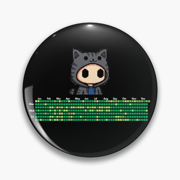 Item preview, GitHub Contributions Graph designed and sold by Redstrawberry13.