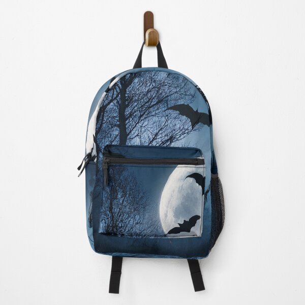 Item preview, Bats and scary skeletons under a full moon designed and sold by Photopat.