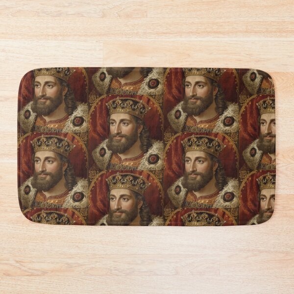 Item preview, Medieval portrait old King Cnut of England designed and sold by Vintage Designs +.