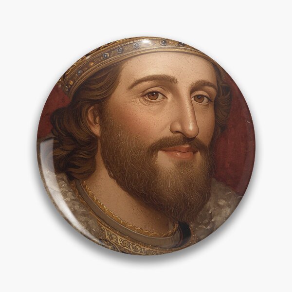 Item preview, Medieval portrait old King Cnut of England designed and sold by Vintage Designs +.