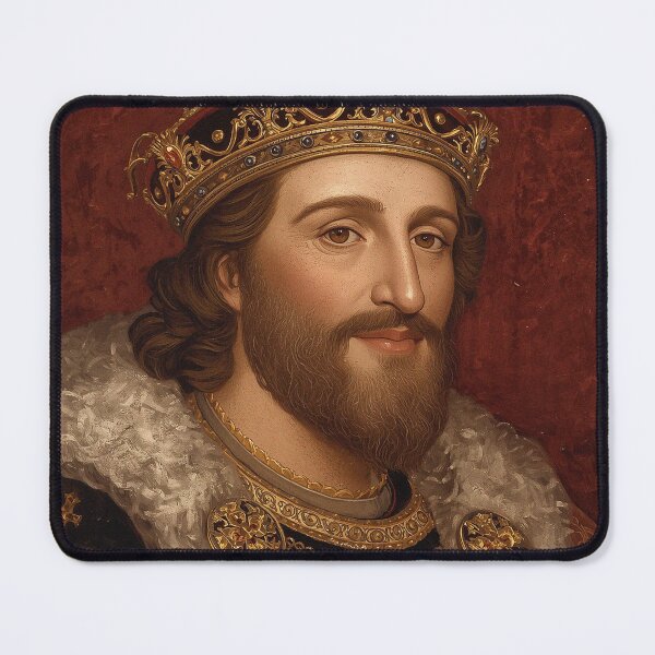 Item preview, Medieval portrait old King Cnut of England designed and sold by Vintage Designs +.