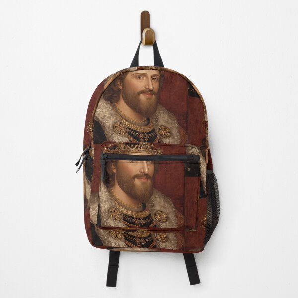 Item preview, Medieval portrait old King Cnut of England designed and sold by Vintage Designs +.