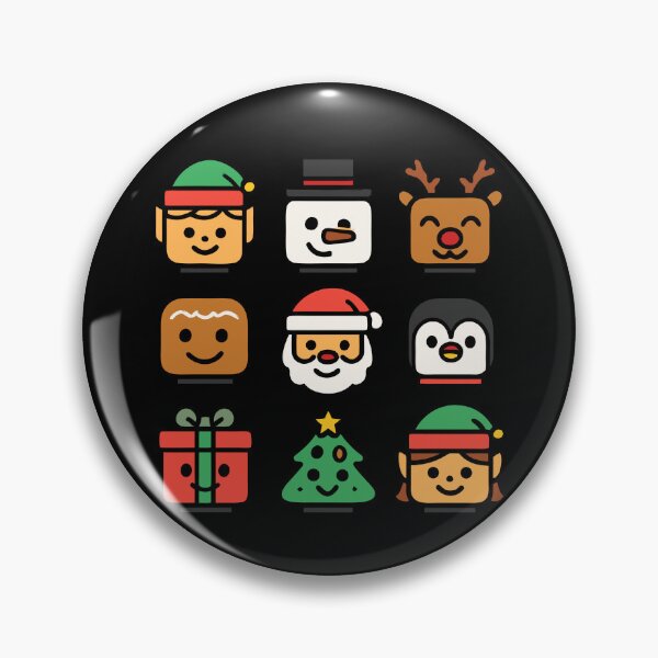 Item preview, Christmas Building Brick Heads Youth Kids Christmas Gear designed and sold by DynamicDesign.