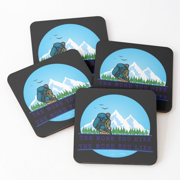 Item preview, The More You Hike The More You Like-Hiking        designed and sold by sanaaquinti.