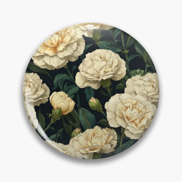 Item preview, Edgy Petaled Carnationss Illustration For Baby Shower Gift designed and sold by RoyalStarsPatts.
