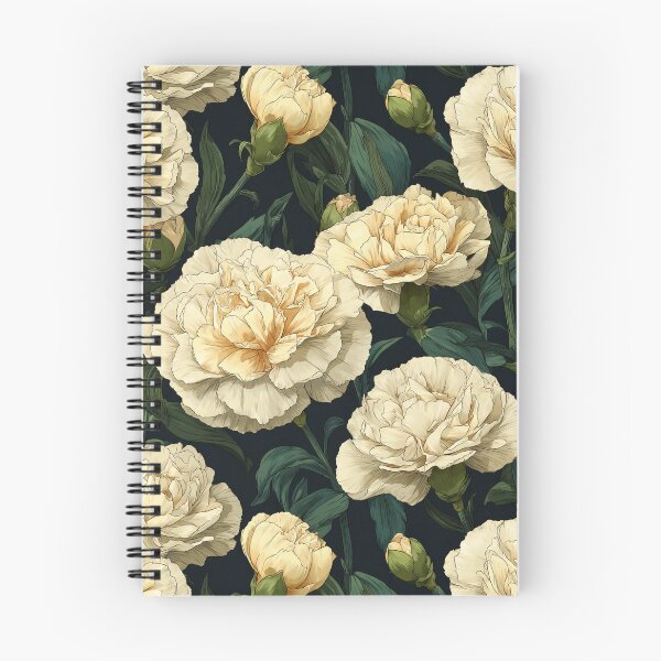 Item preview, Edgy Petaled Carnationss Illustration For Baby Shower Gift designed and sold by RoyalStarsPatts.