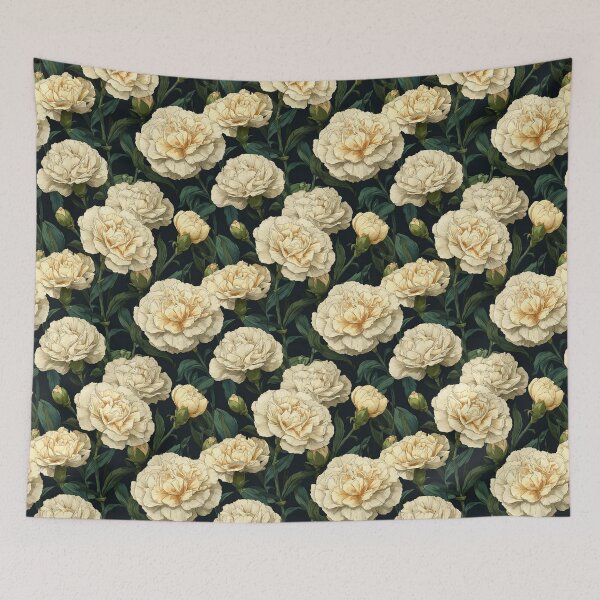 Item preview, Edgy Petaled Carnationss Illustration For Baby Shower Gift designed and sold by RoyalStarsPatts.