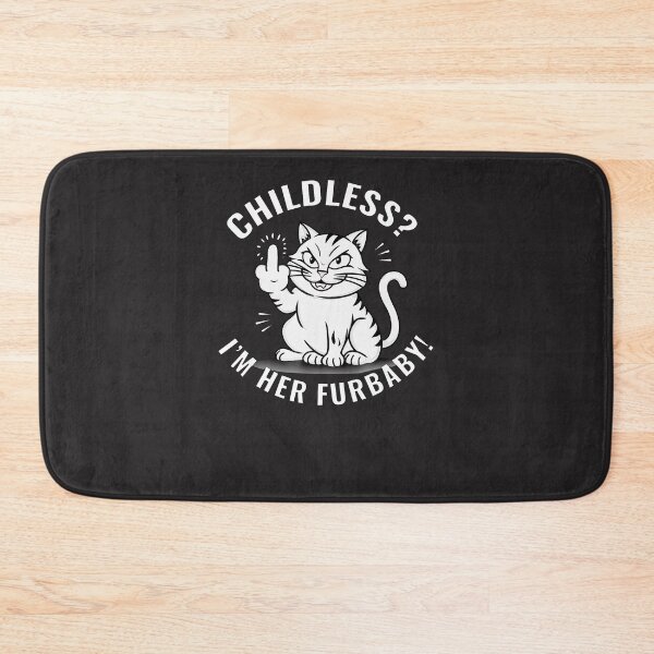 Item preview, Cat-Give-Middle-Finger-Childless-I'M-Her-Furbaby-Funny designed and sold by broxohnase.