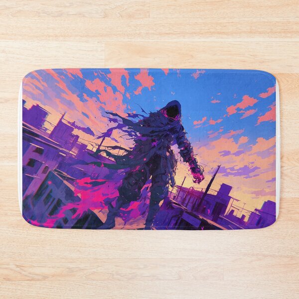 Item preview, Assassin Rooftop Silhouette with Glitch designed and sold by Christian Weiss.