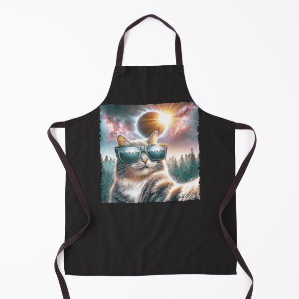 Item preview, Cat-Glasses-Taking-A-Selfie-With-Solar-2024-Eclipse-(1) designed and sold by broxohnase.