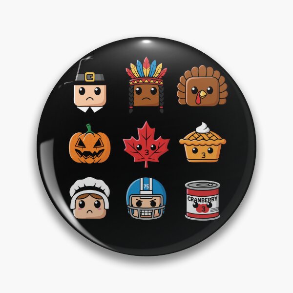 Item preview, Thanksgiving Building Brick Heads Kids Thanksgiving Gear designed and sold by DynamicDesign.