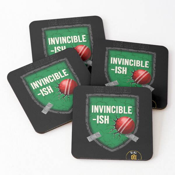 Item preview,  Oval Invincibles  Invincible-Ish Satirical Cricket Badge designed and sold by AccessoryExecu.