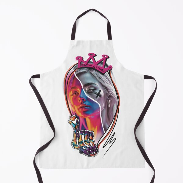 Item preview, Colorful Neon Portrait – Crown "Fckv Love" Graffiti Art Design designed and sold by Pandositive.