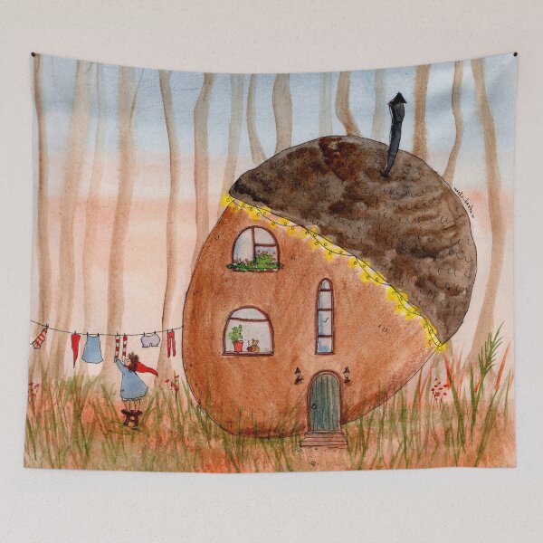 Item preview, Tiny Acorn House designed and sold by MankaKasha.