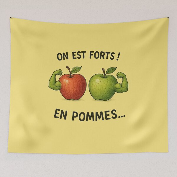 Item preview, We're strong in apples - Fruity humor designed and sold by Bratak.