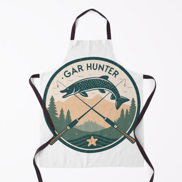 Item preview, Gar Hunter Vintage Fishing Badge – Alligator Gar Silhouette Retro Emblem Design designed and sold by VividOrganica.