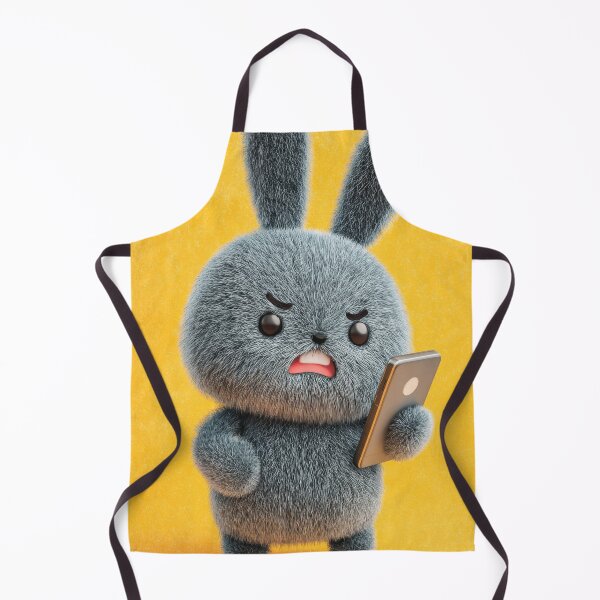 Item preview, Cute Cartoon Angry Bunny designed and sold by FrostyFrisby.