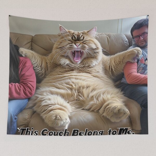 Item preview, King of the Couch: Fluff Overlords United designed and sold by MyyVibe.