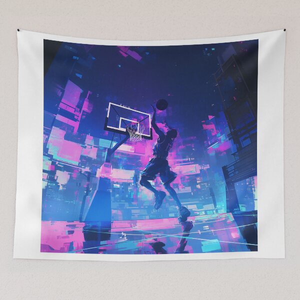 Item preview, Futuristic Basketball Dunk Silhouette designed and sold by Christian Weiss.
