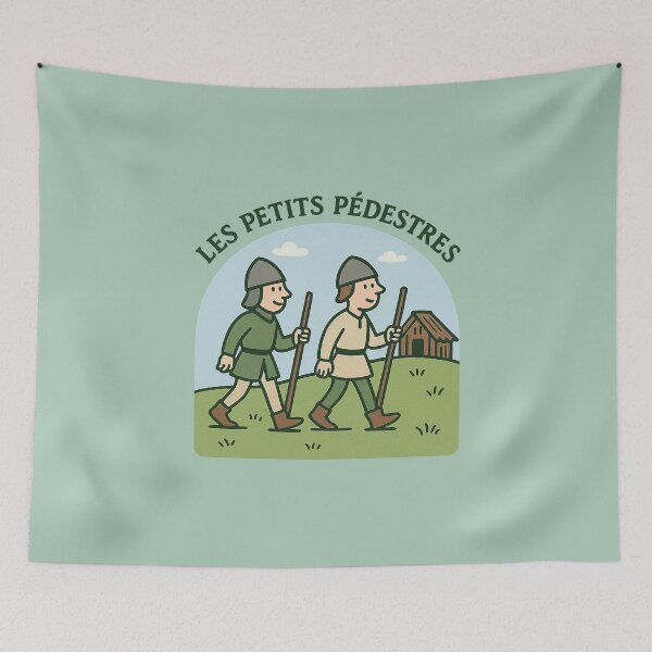 Item preview, The Little Pedestrians – Medieval Cartoon Style designed and sold by Bratak.
