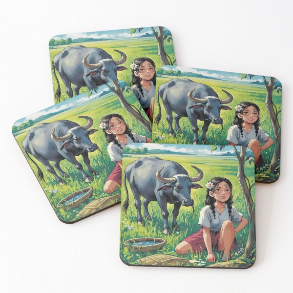 Artikelvorschau, Das Dorf Buffalo und Mädchen Chill Farmer 1 entworfen und verkauft von StephenJeffery.