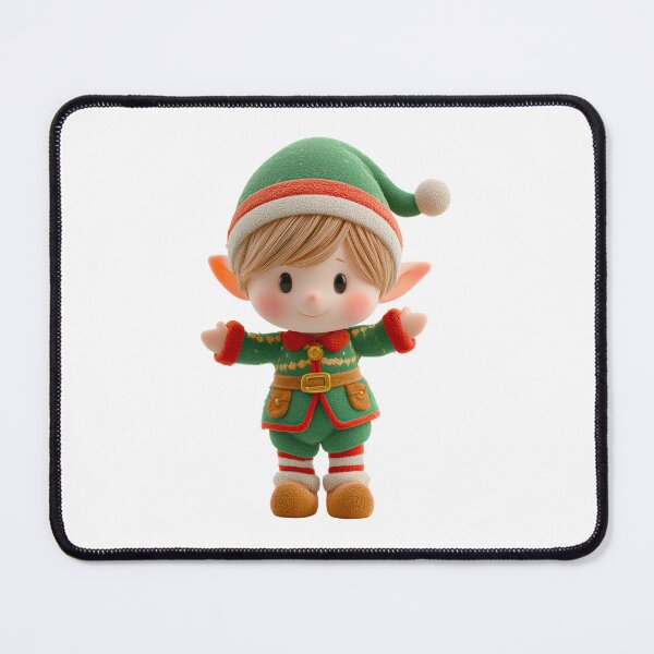 Item preview, Christmas Elf Cartoon designed and sold by LuxChu.