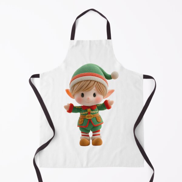 Item preview, Christmas Elf Cartoon designed and sold by LuxChu.