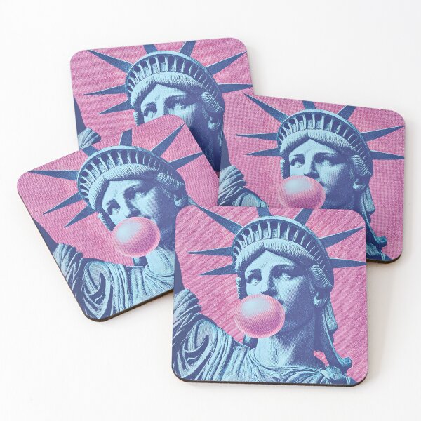 Item preview, Retro Pop Art Statue of Liberty Poster designed and sold by my-sanity.
