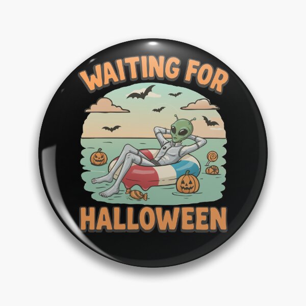 Item preview, Waiting For Halloween Alien Summerween Gear designed and sold by DynamicDesign.