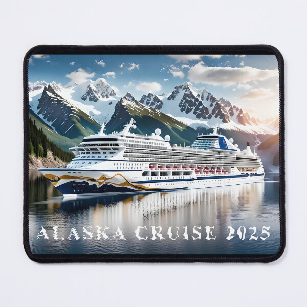 Item preview, Majestic Alaska Cruise 2025 with Mountain Backdrop designed and sold by DarkFatherDesigns.