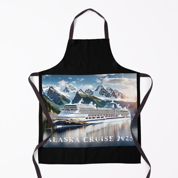 Item preview, Majestic Alaska Cruise 2025 with Mountain Backdrop designed and sold by StrasznyWilk.