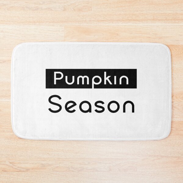 Item preview, Pumpkin Season Minimal Black Text Autumn Typography designed and sold by Combat Skies.