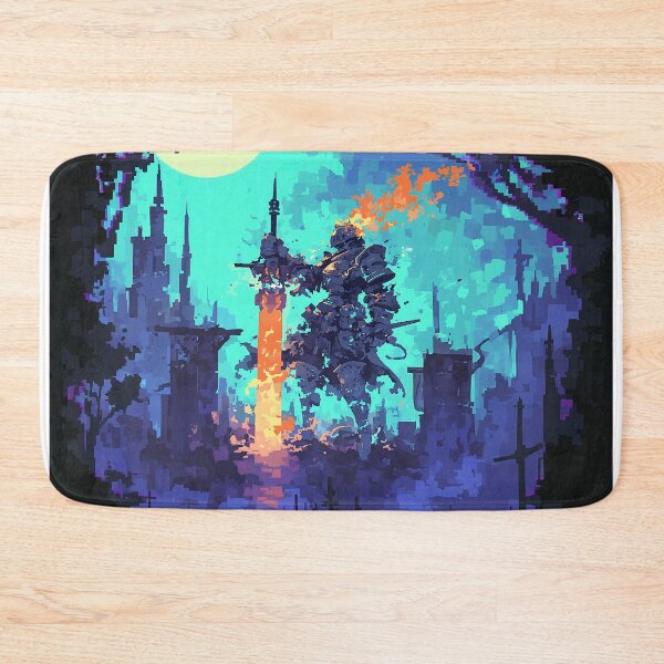 Item preview, Pixel Knight with Glowing Sword designed and sold by Christian Weiss.