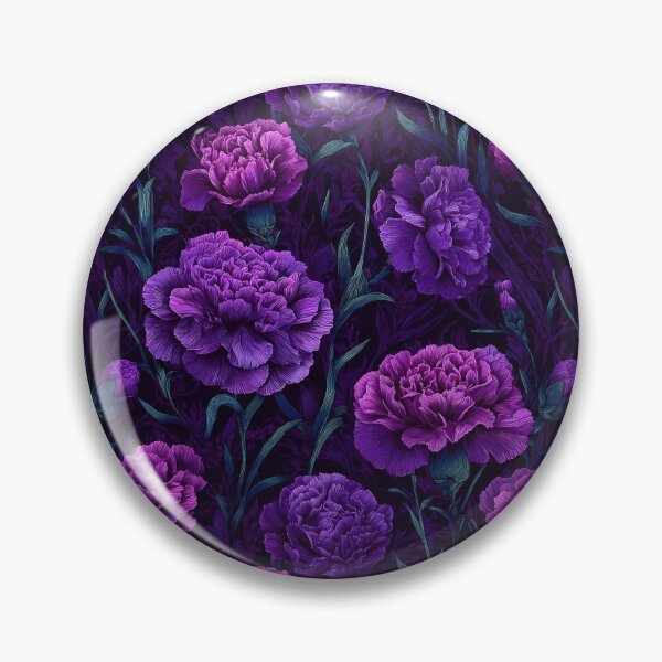 Item preview, Cute Lush Carnation Pattern For Rustic Charm designed and sold by RoyalStarsPatts.