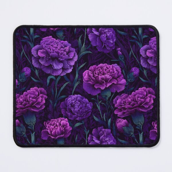 Item preview, Cute Lush Carnation Pattern For Rustic Charm designed and sold by RoyalStarsPatts.