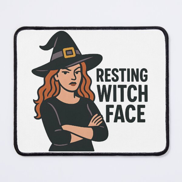 Item preview, Resting Witch Face designed and sold by Signal and Ink.