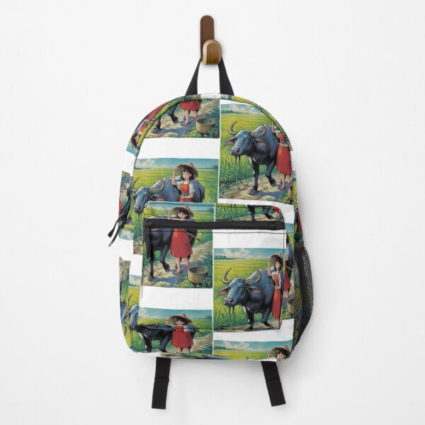 Item preview, The Village Buffalo and girl chill farmer 2 designed and sold by StephenJeffery.