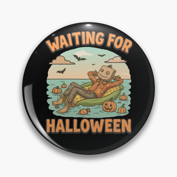 Item preview, Waiting For Halloween Scarecrow Summerween Gear designed and sold by DynamicDesign.