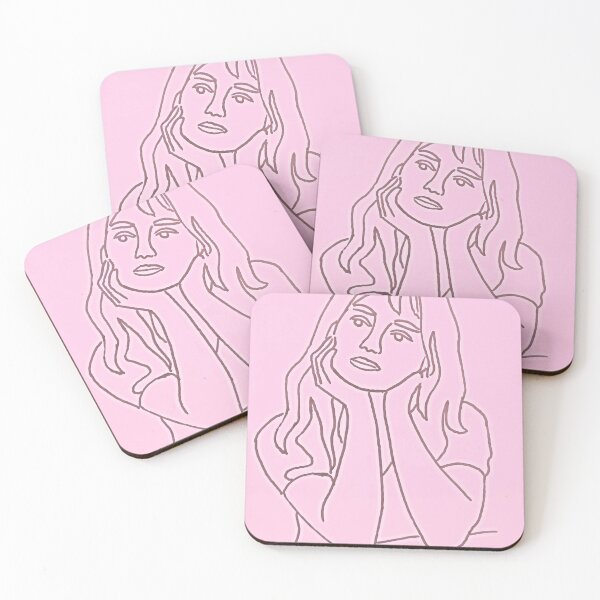 Item preview, Emily pastel pink lines  designed and sold by SJHorsfall.